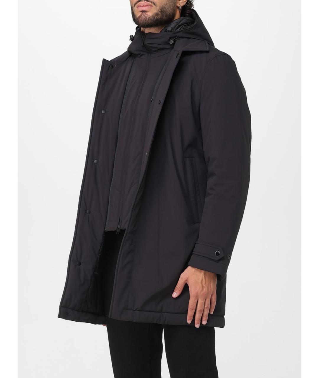 WOOLRICH Черная полиамидовая куртка, фото 3