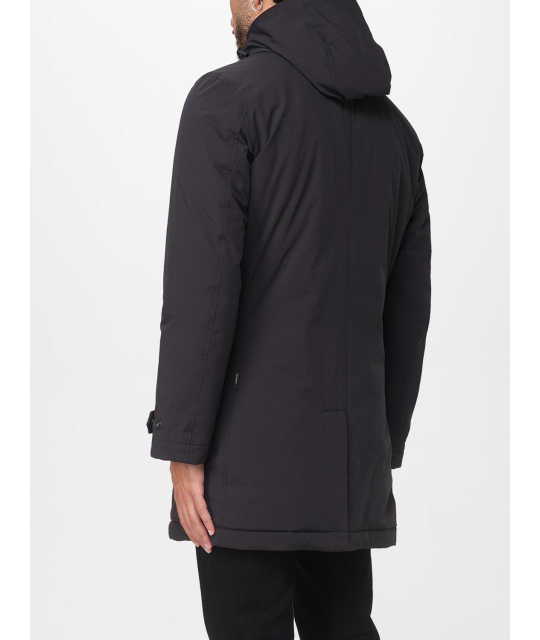 WOOLRICH Черная полиамидовая куртка, фото 2