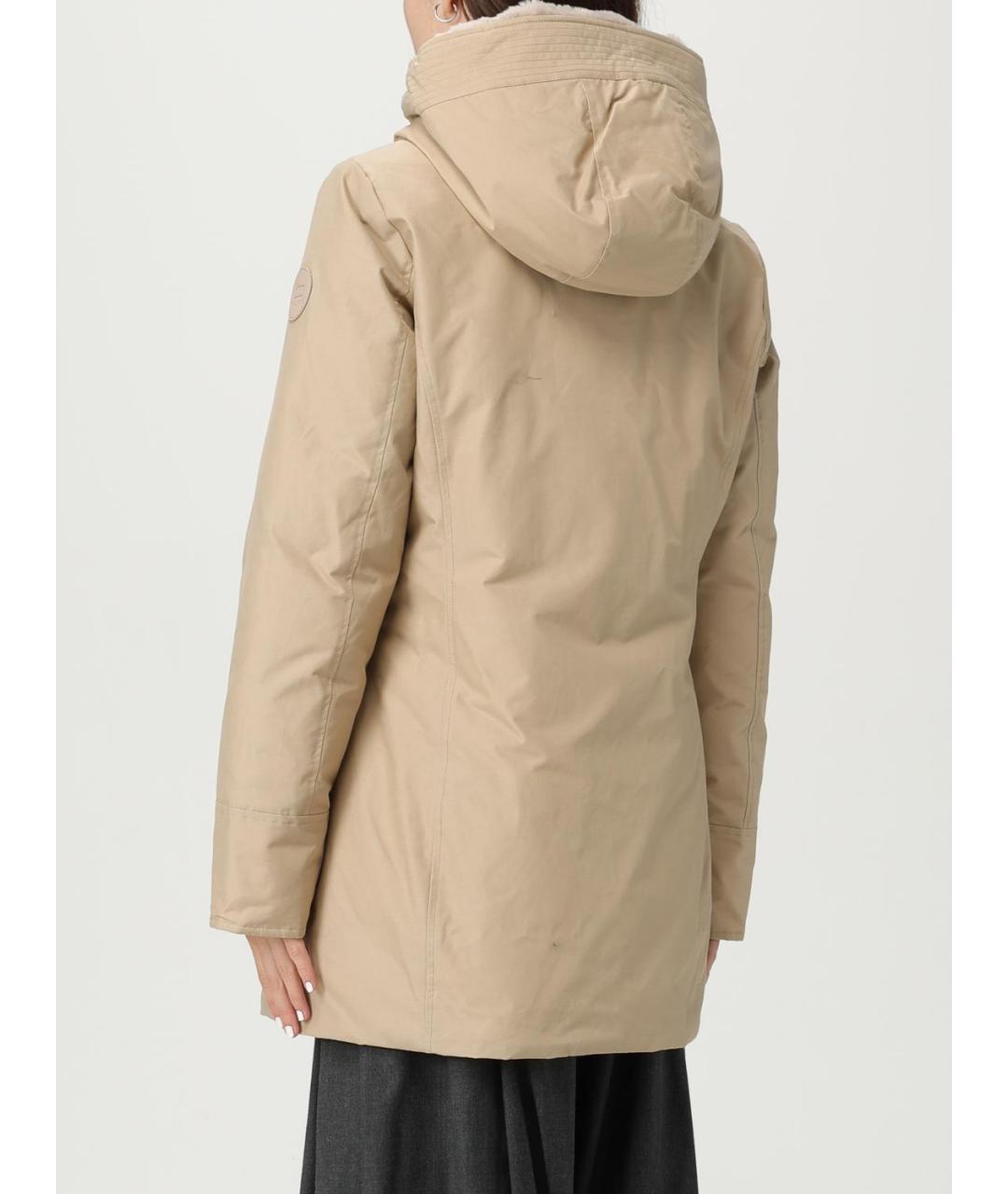 WOOLRICH Бежевая хлопковая парка, фото 3