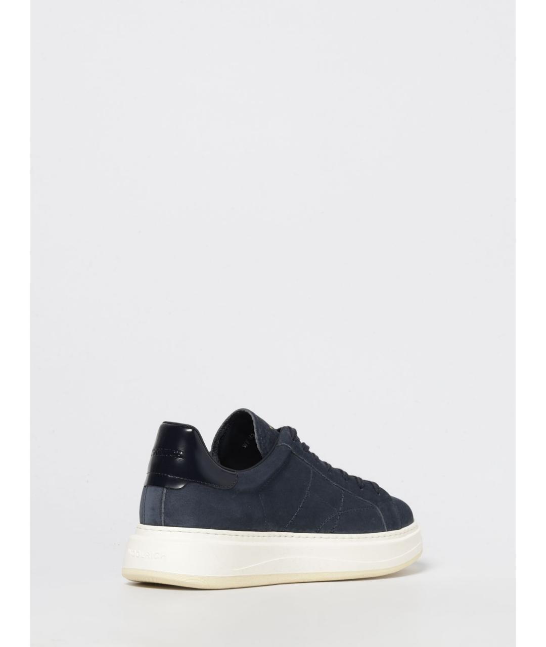WOOLRICH Синие замшевые низкие кроссовки / кеды, фото 3