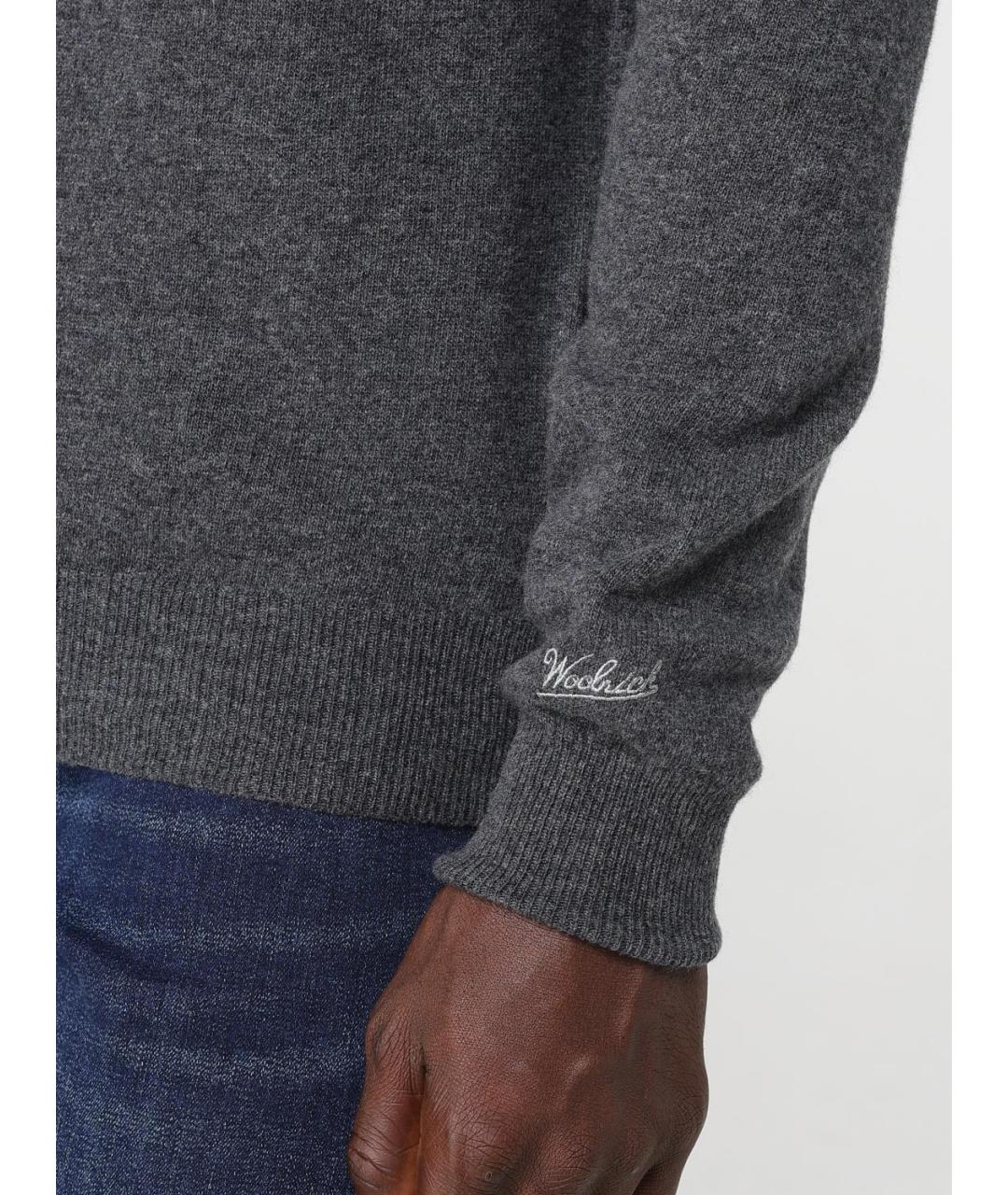 WOOLRICH Серый шерстяной джемпер / свитер, фото 3