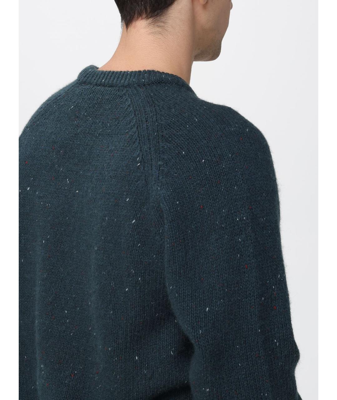 CARHARTT WIP Бирюзовый шерстяной джемпер / свитер, фото 3