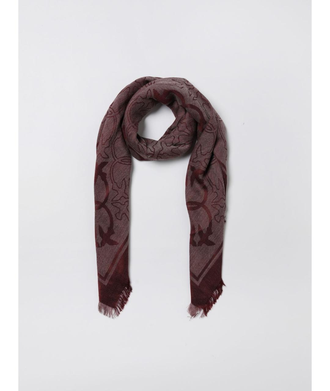 PINKO Бордовый шарф, фото 2