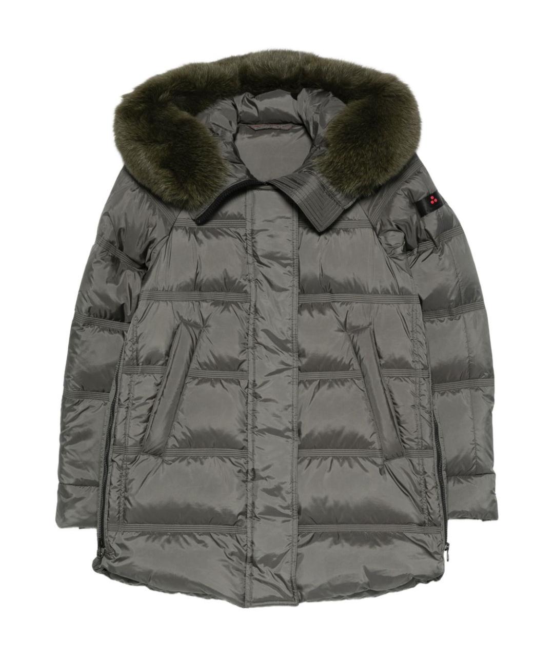 PEUTEREY Зеленая полиамидовая куртка, фото 1