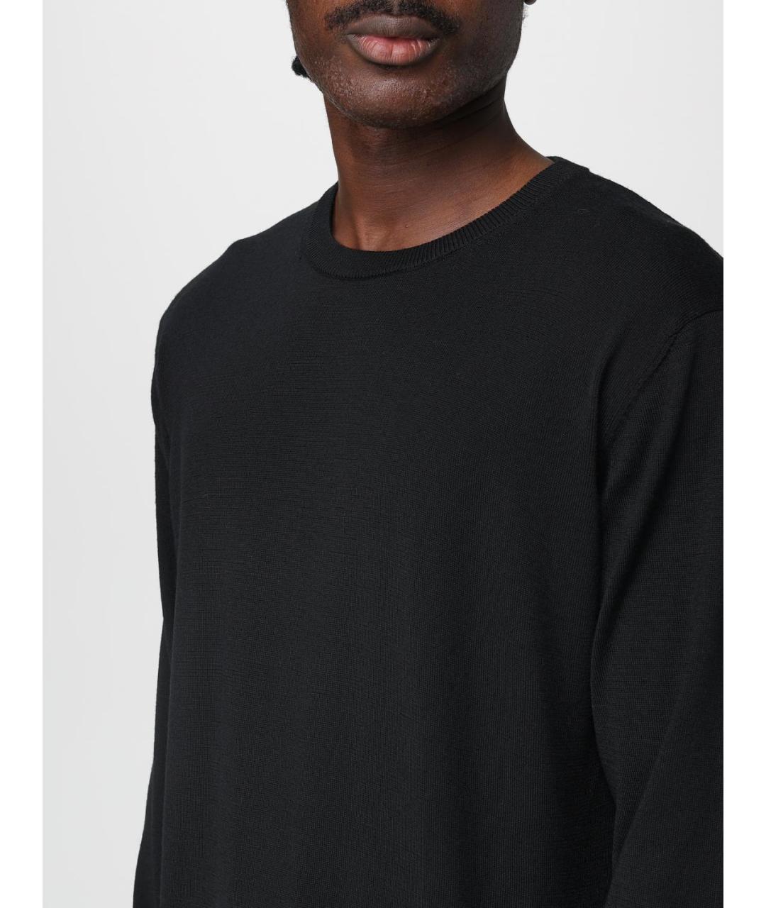 ADD Черный шерстяной джемпер / свитер, фото 3