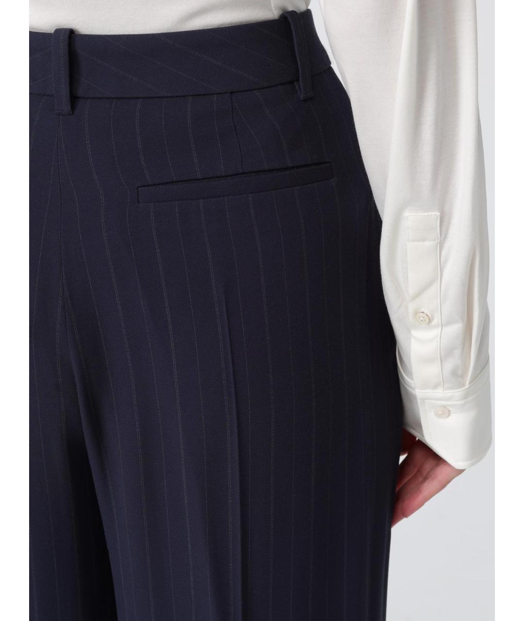 HUGO BOSS Синие прямые брюки, фото 4