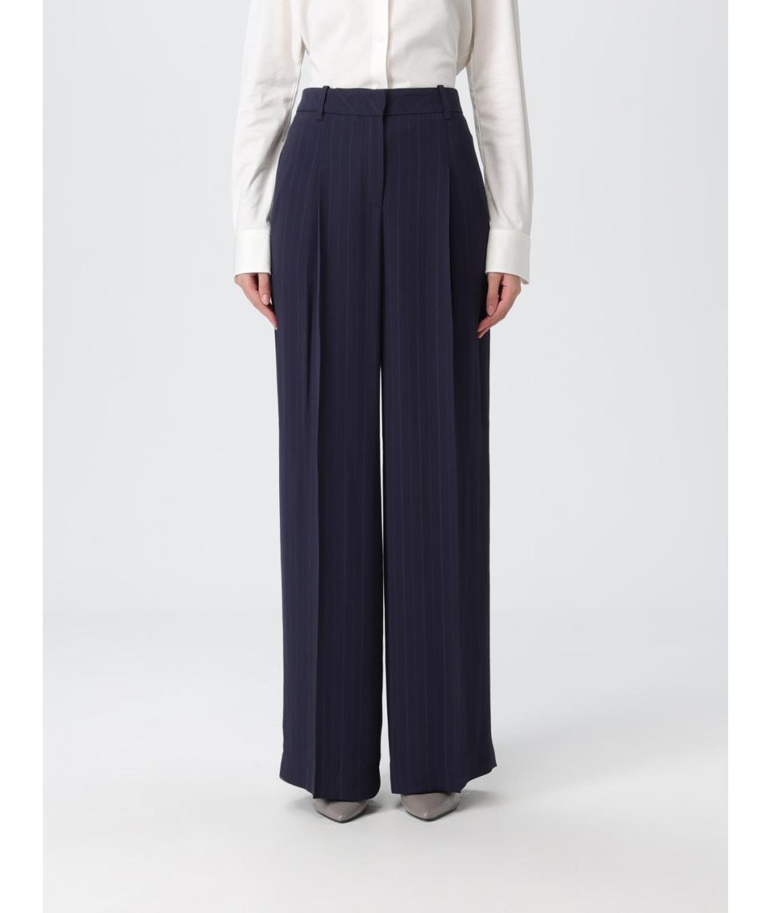 HUGO BOSS Синие прямые брюки, фото 5