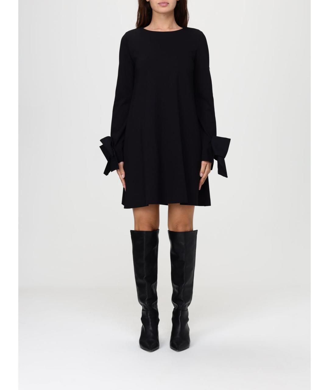 MEIMEIJ Черное вискозное платье, фото 4