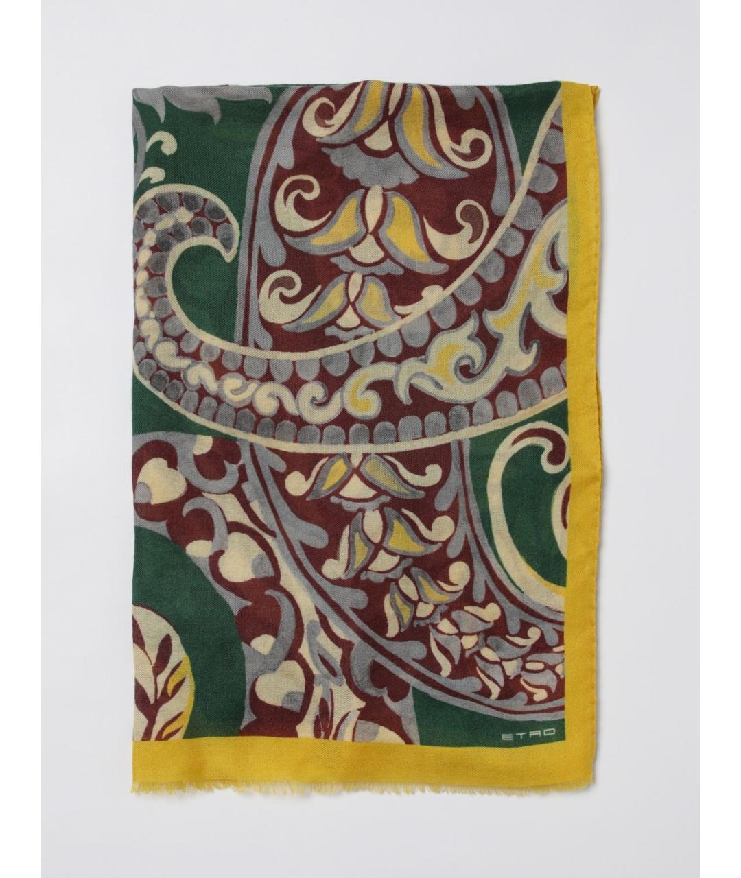ETRO Мульти шерстяной шарф, фото 5