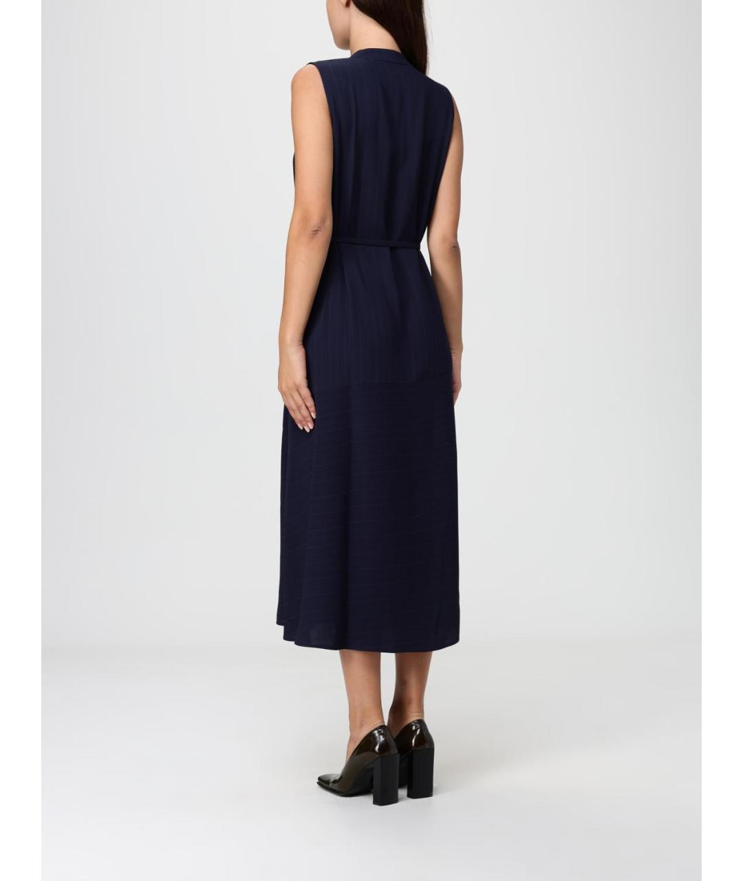 HUGO BOSS Синее повседневное платье, фото 2