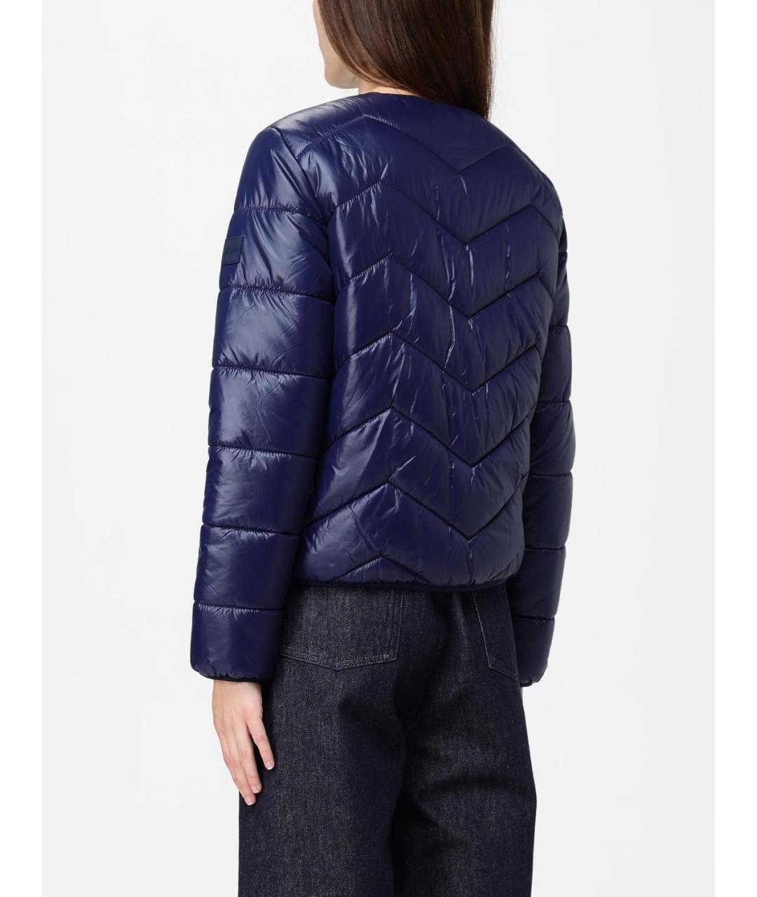HUGO BOSS Синий полиамидовый пуховик, фото 2