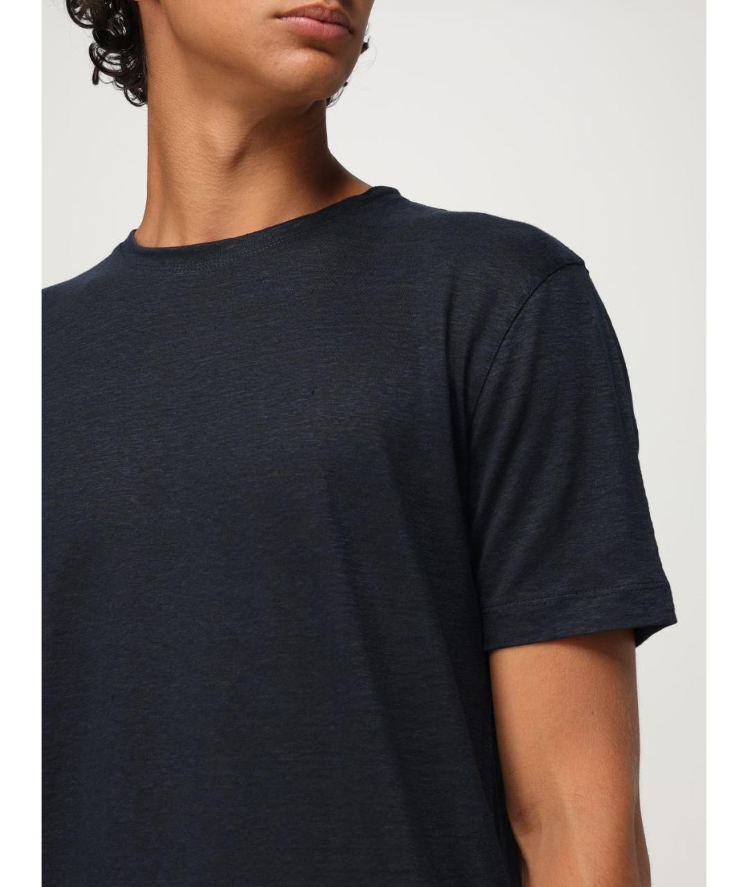 HUGO BOSS Темно-синяя футболка, фото 3