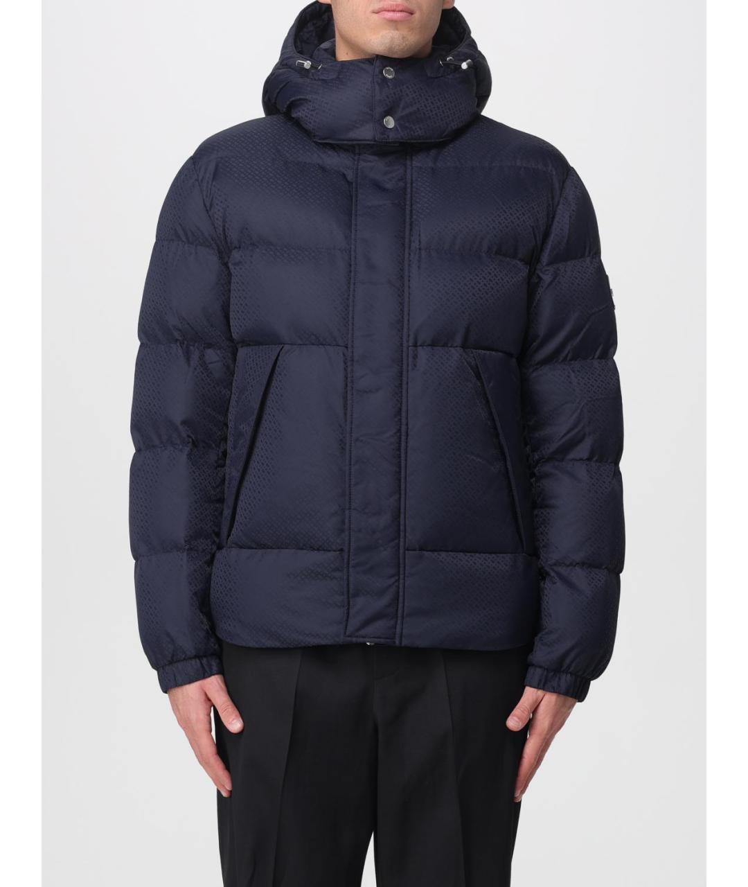 HUGO BOSS Синий полиамидовый пуховик, фото 5