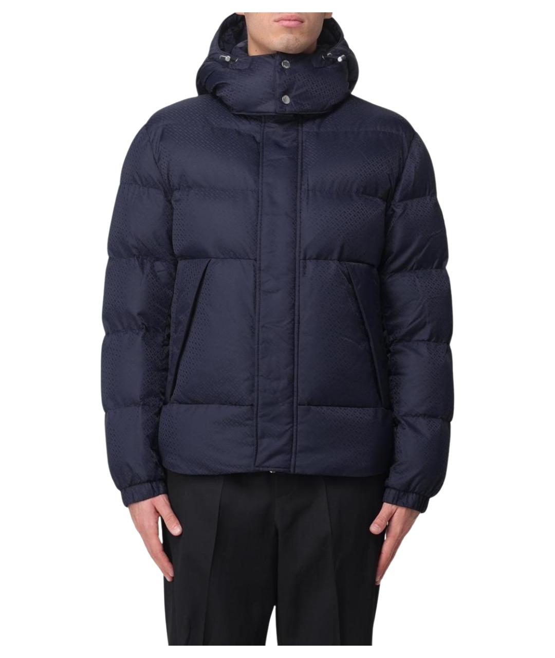 HUGO BOSS Синий полиамидовый пуховик, фото 1