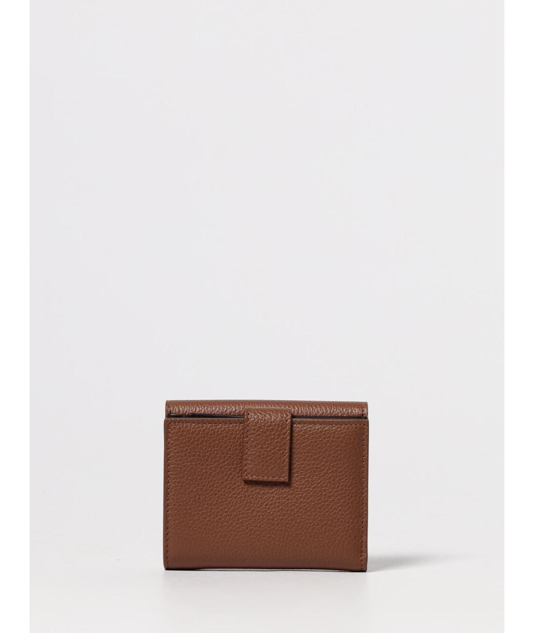 FERRAGAMO Коричневый кожаный кошелек, фото 3