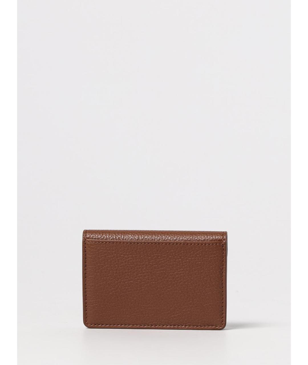 FERRAGAMO Коричневый кожаный кошелек, фото 3