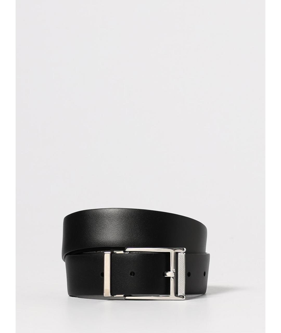 FERRAGAMO Серый кожаный ремень, фото 2