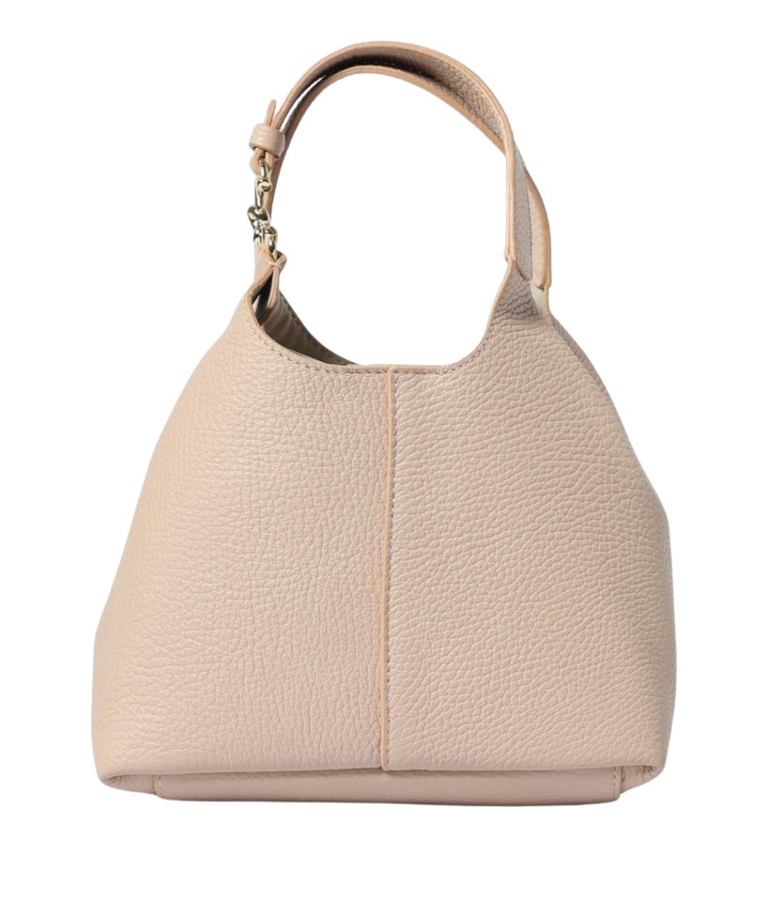 COCCINELLE Бежевая кожаная сумка тоут, фото 1