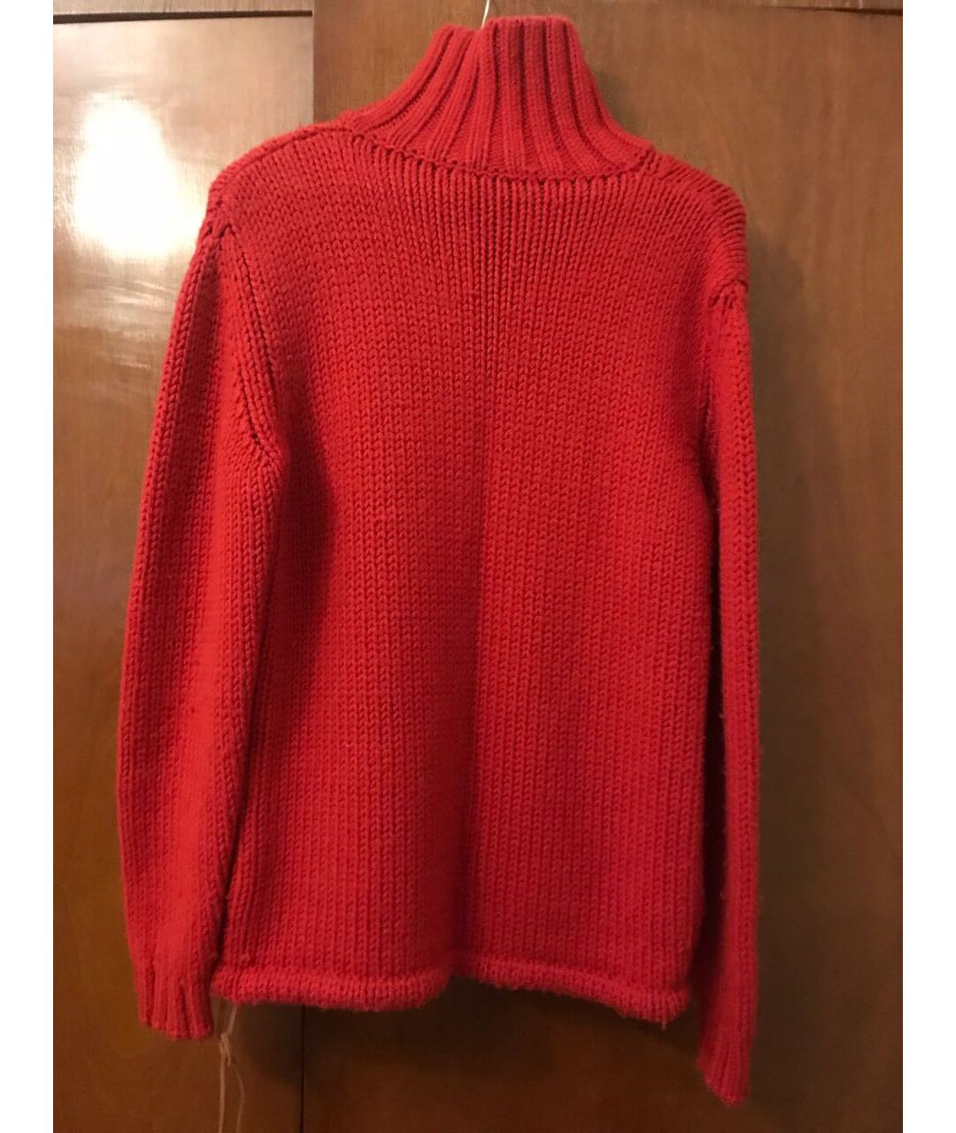 PRADA Красный шерстяной джемпер / свитер, фото 2