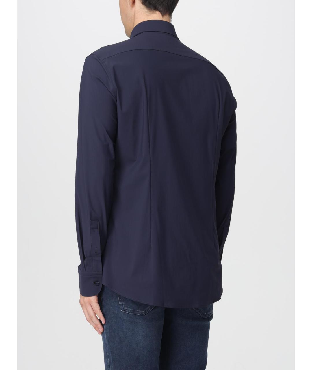 HUGO BOSS Синяя кэжуал рубашка, фото 2