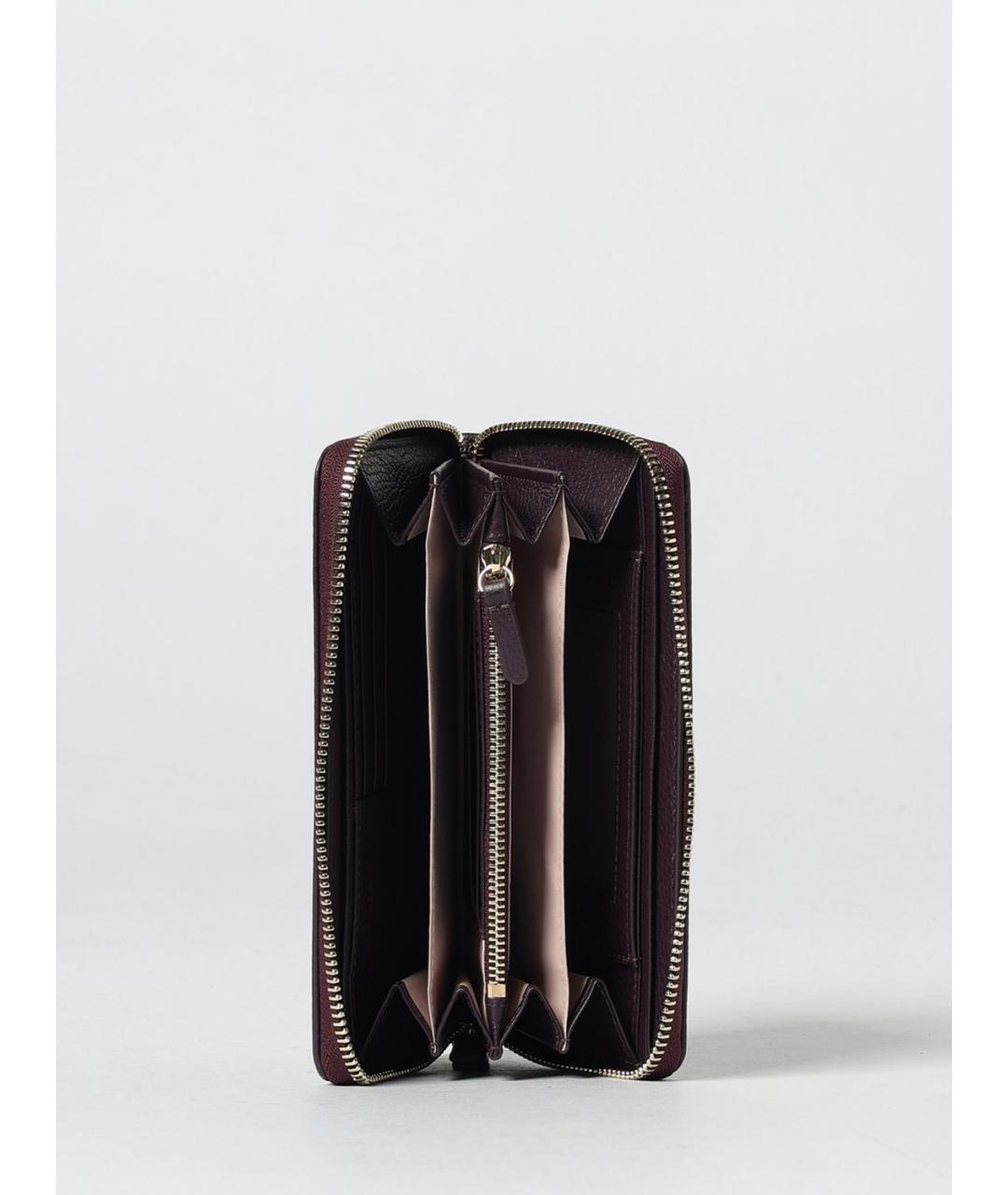 COCCINELLE Фиолетовый кожаный кошелек, фото 2