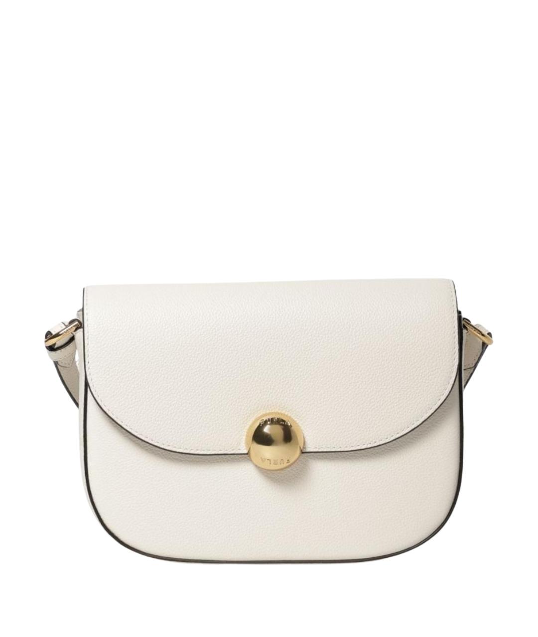 FURLA Бежевая кожаная сумка через плечо, фото 1