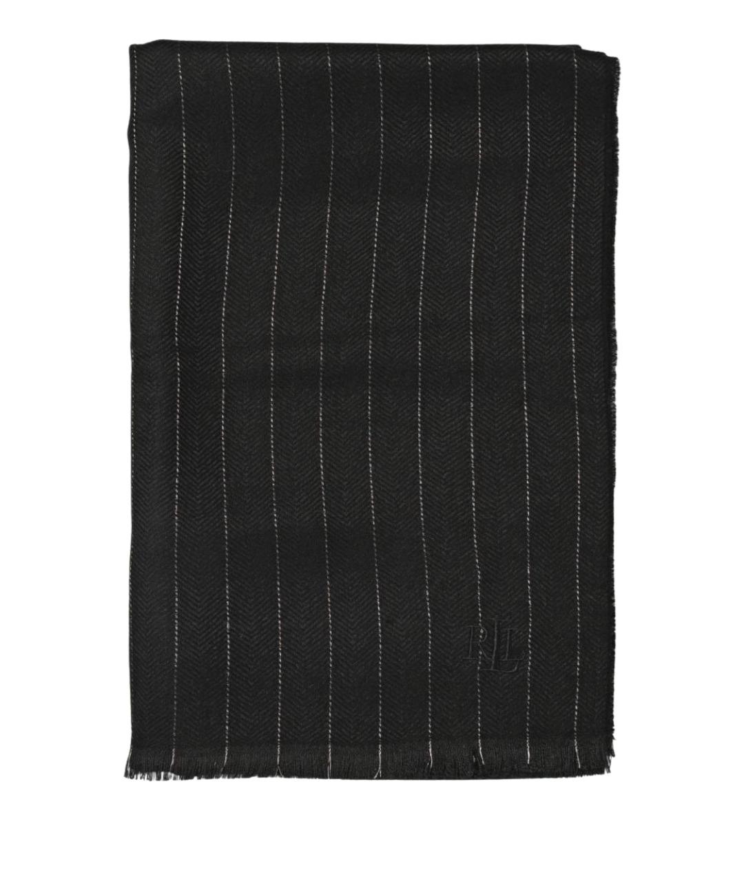 RALPH LAUREN Черный шарф, фото 1