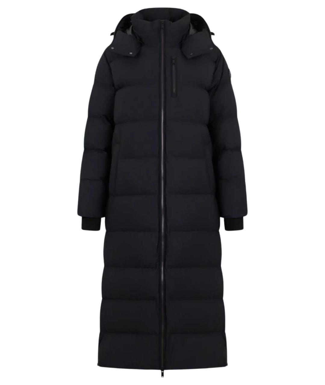 MOOSE KNUCKLES Черный полиамидовый пуховик, фото 1