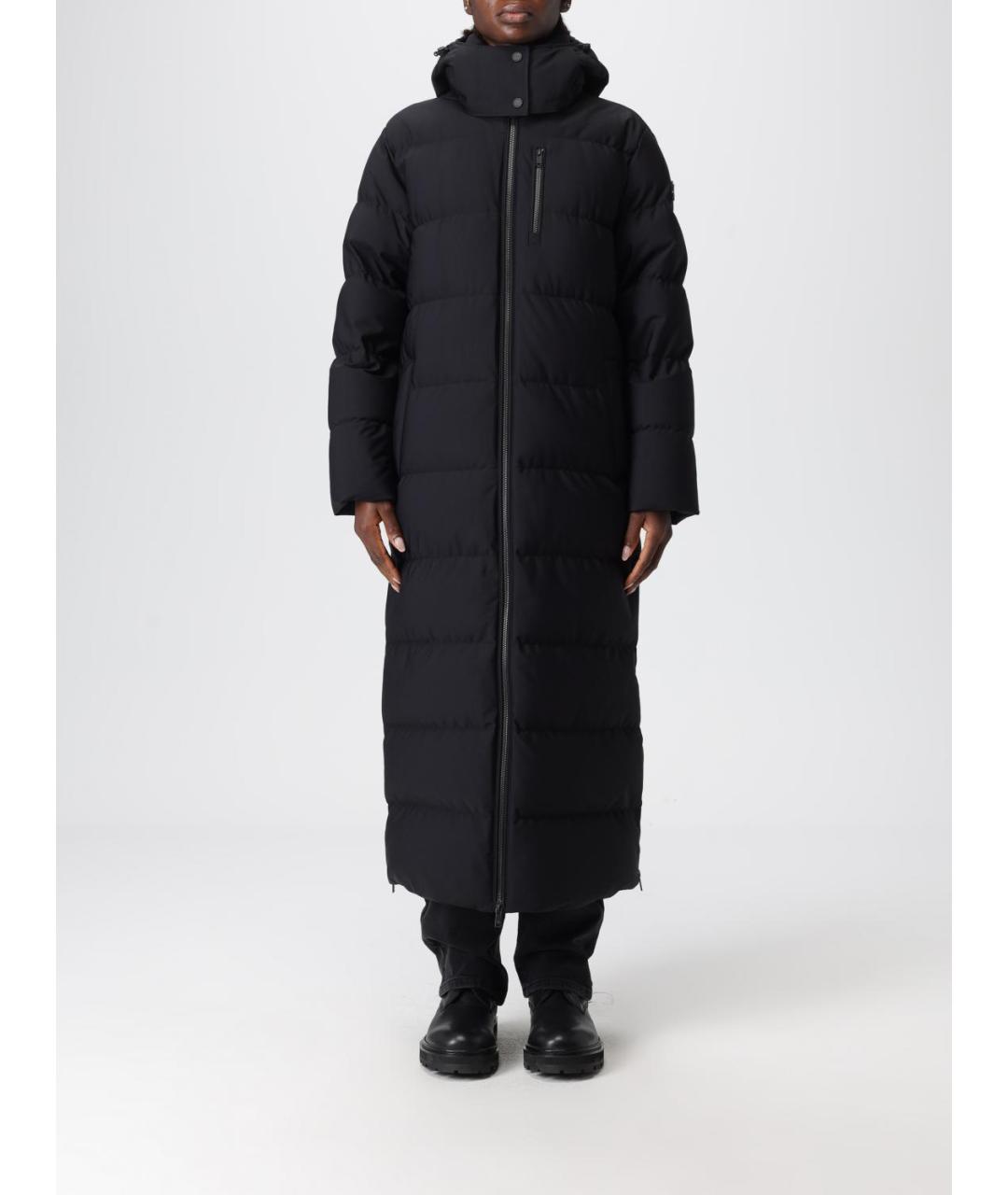 MOOSE KNUCKLES Черный полиамидовый пуховик, фото 2