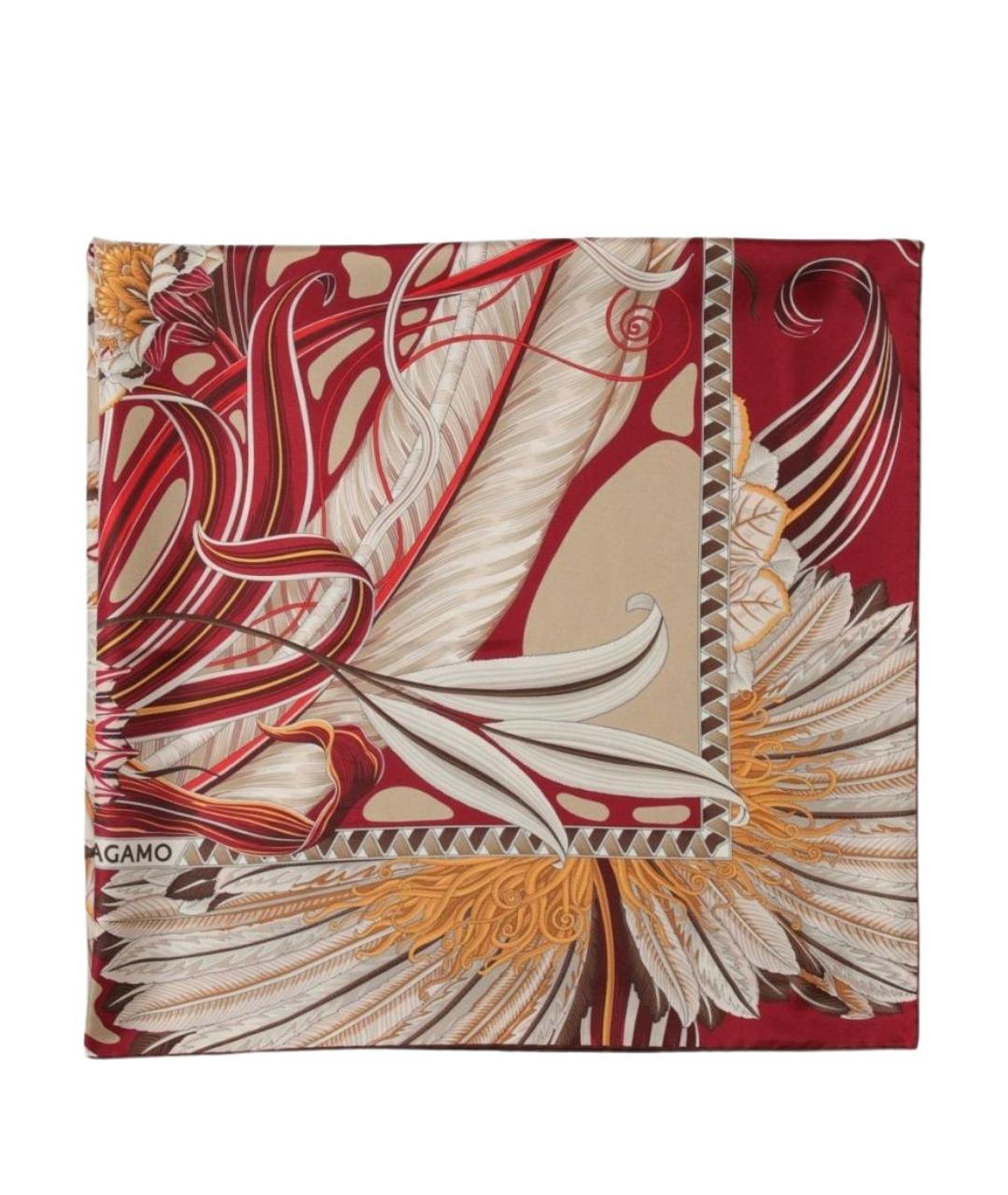 FERRAGAMO Мульти шелковый шарф, фото 1