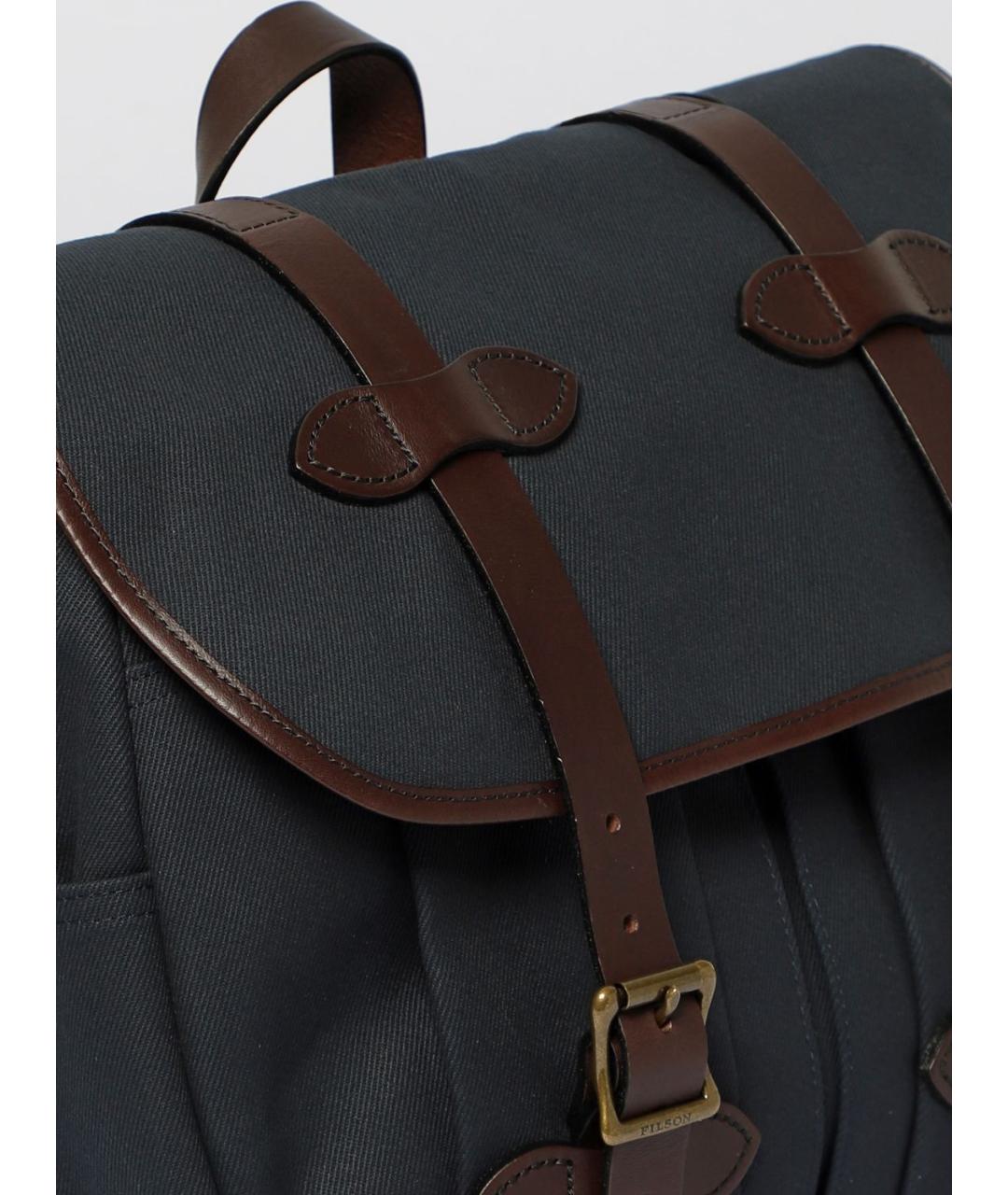 FILSON Синяя хлопковая сумка на плечо, фото 3