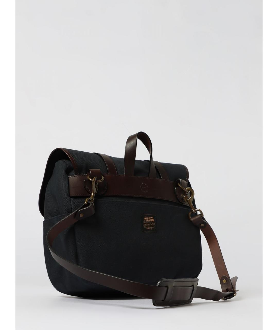 FILSON Синяя хлопковая сумка на плечо, фото 2