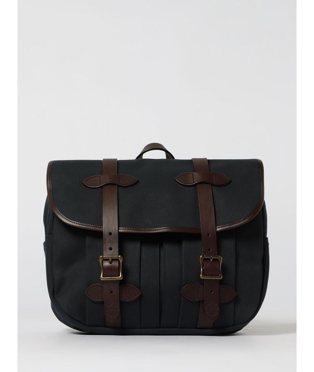 FILSON Синяя хлопковая сумка на плечо, фото 5