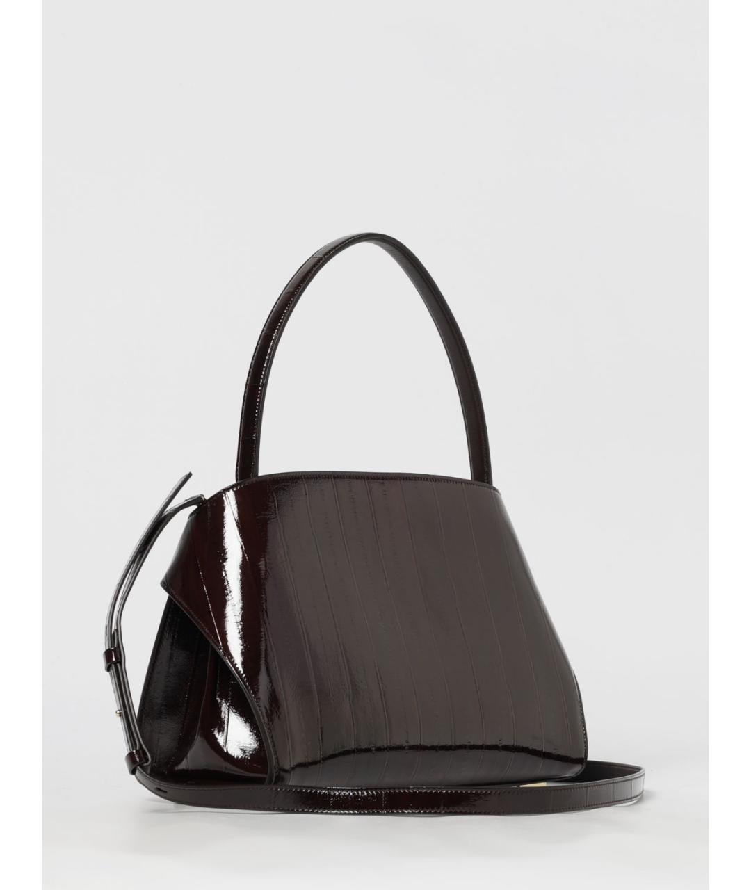 FERRAGAMO Коричневая сумка тоут из экзотической кожи, фото 3