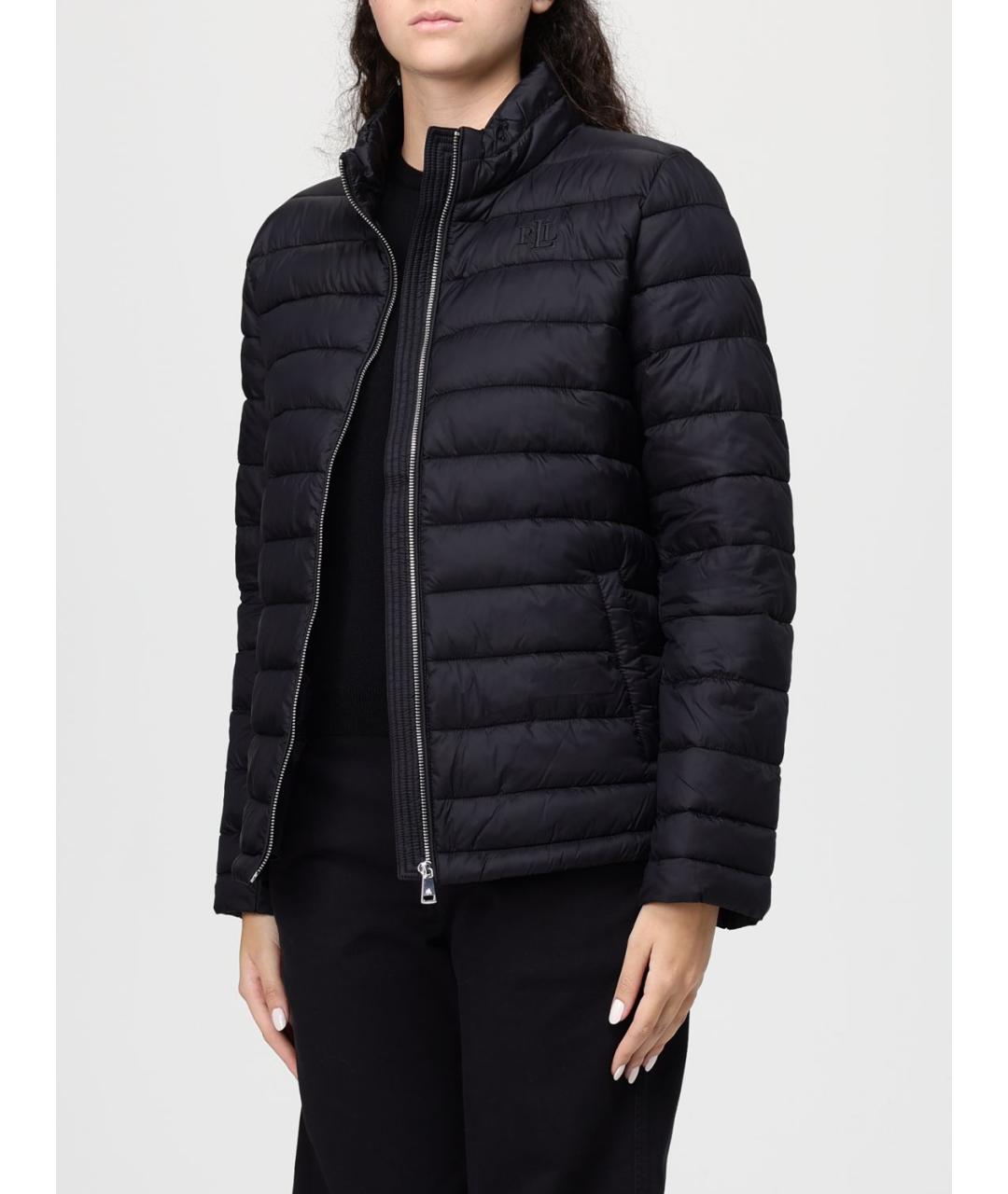 RALPH LAUREN Черная полиамидовая куртка, фото 3