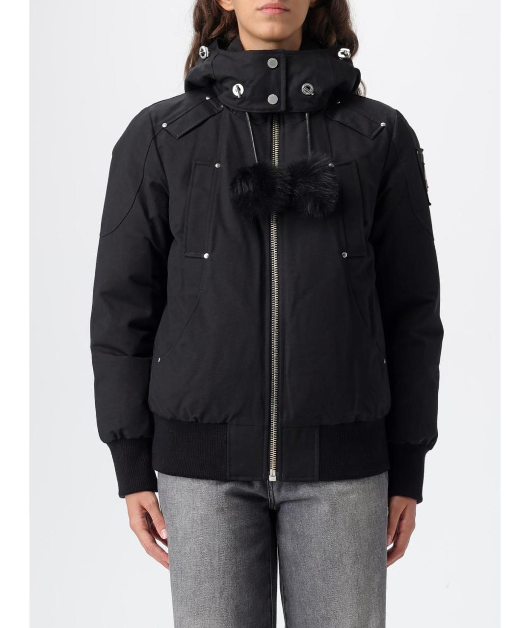 MOOSE KNUCKLES Черный хлопковый пуховик, фото 2