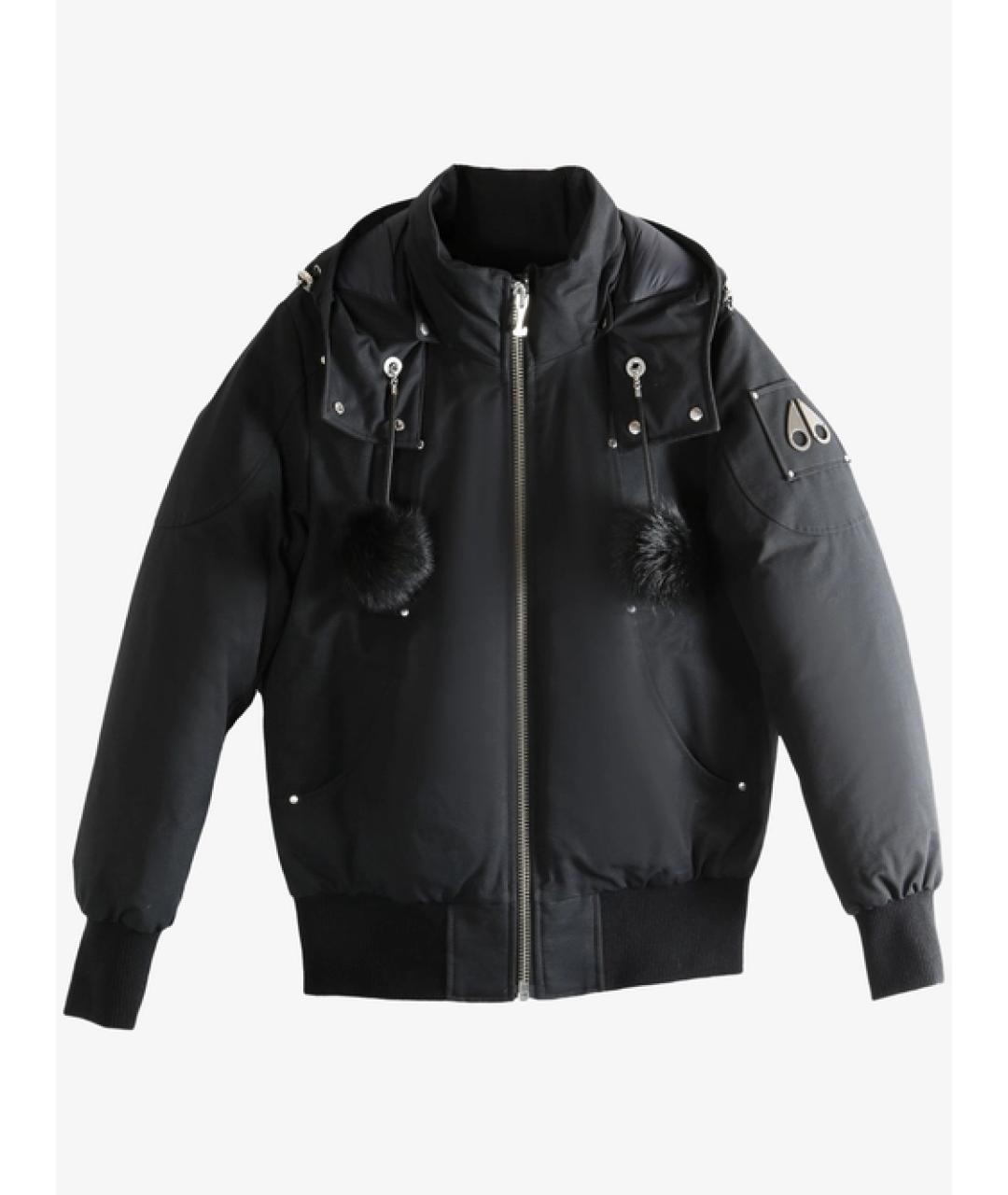 MOOSE KNUCKLES Черный хлопковый пуховик, фото 1