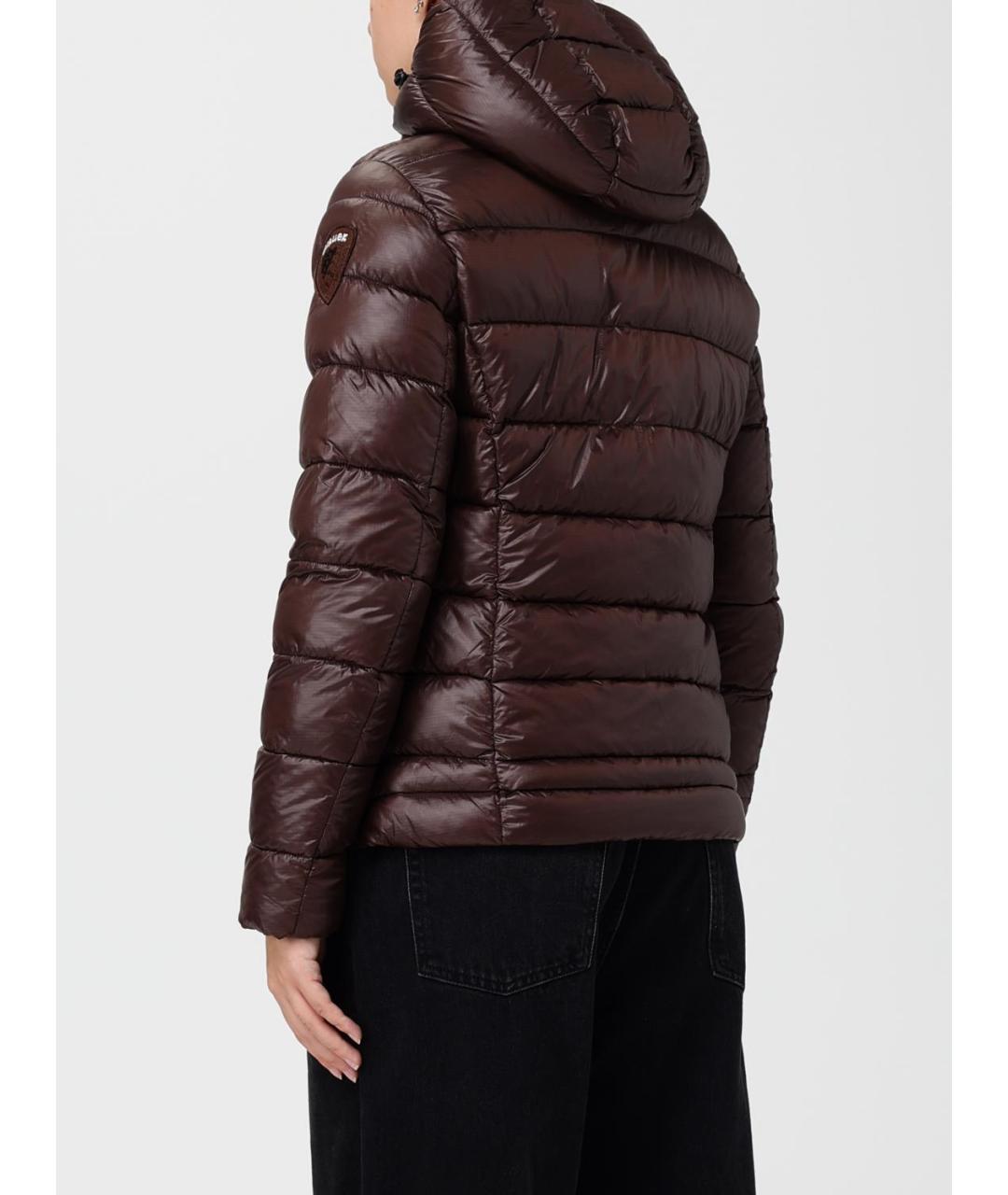 BLAUER Коричневый полиамидовый пуховик, фото 2