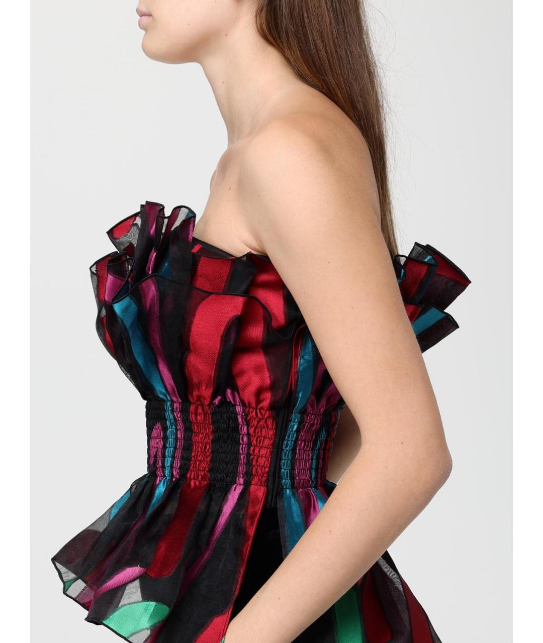 EMPORIO ARMANI Мульти полиэстеровая майка, фото 3