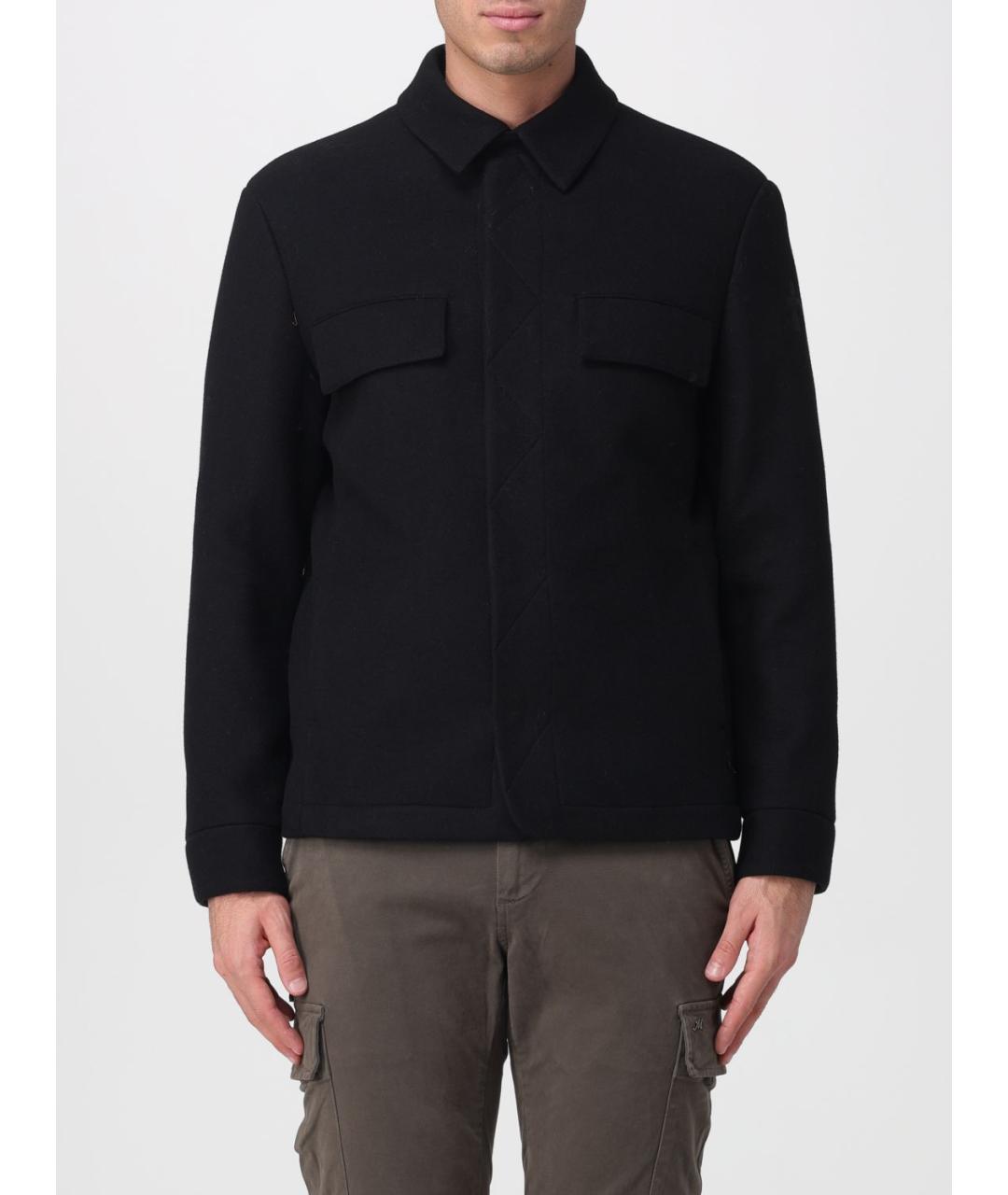 PREMIATA Черная шерстяная куртка, фото 5