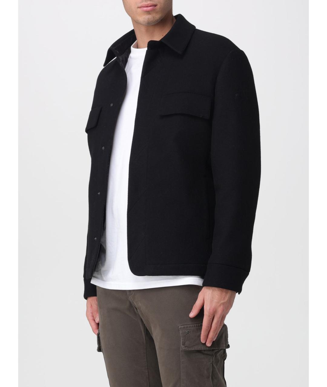 PREMIATA Черная шерстяная куртка, фото 3