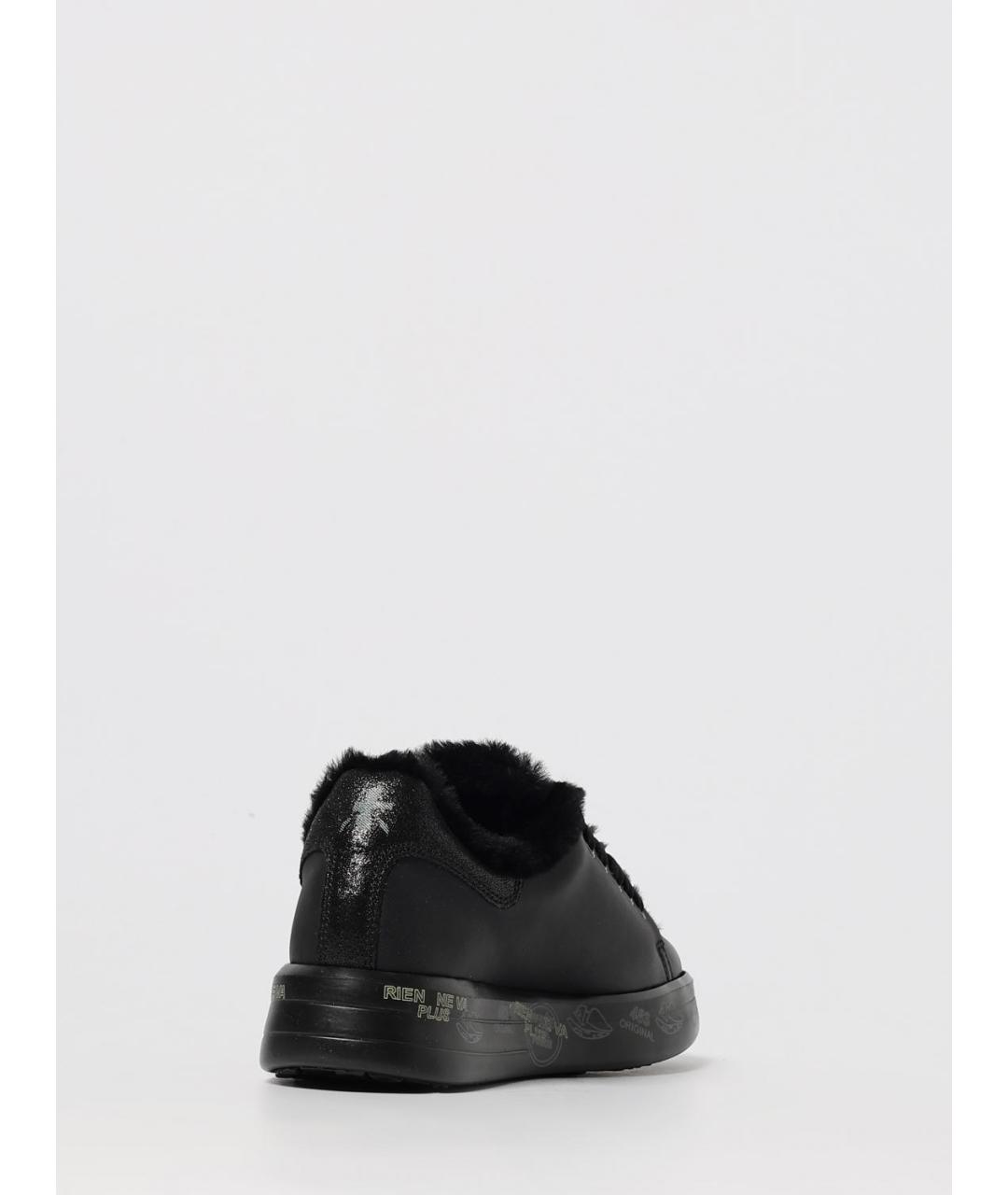 PREMIATA Черные кожаные кроссовки, фото 3