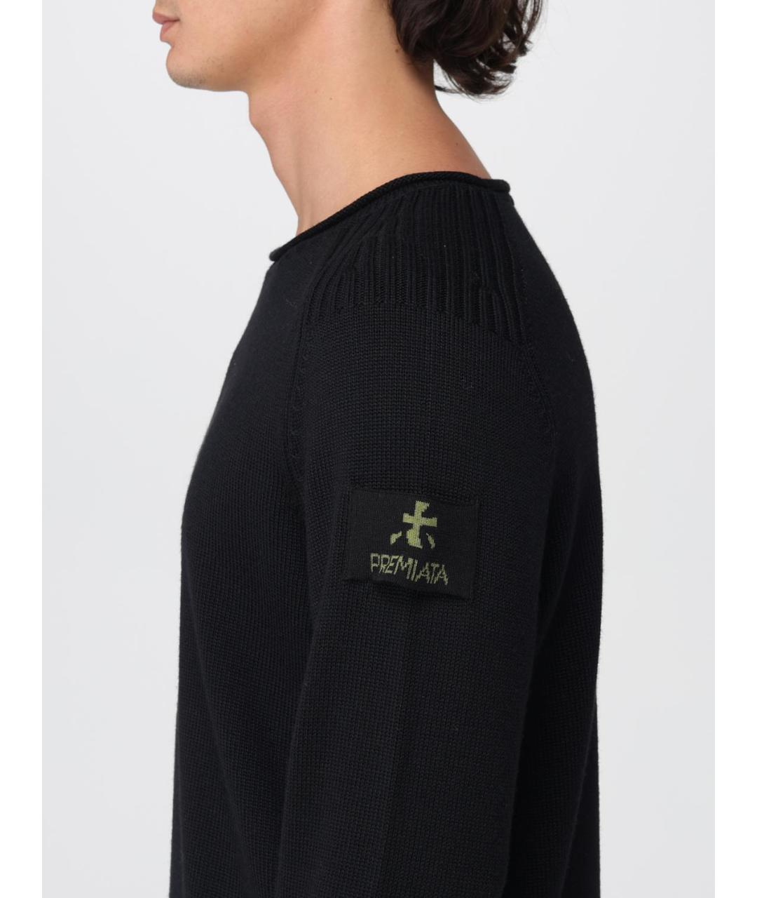 PREMIATA Черный шерстяной джемпер / свитер, фото 3