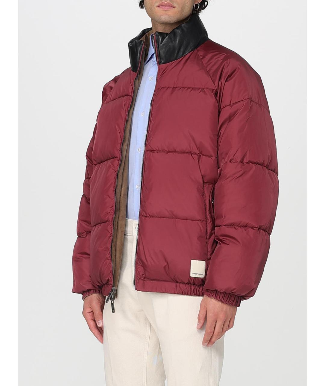 EMPORIO ARMANI Бежевый полиэстеровый пуховик, фото 3