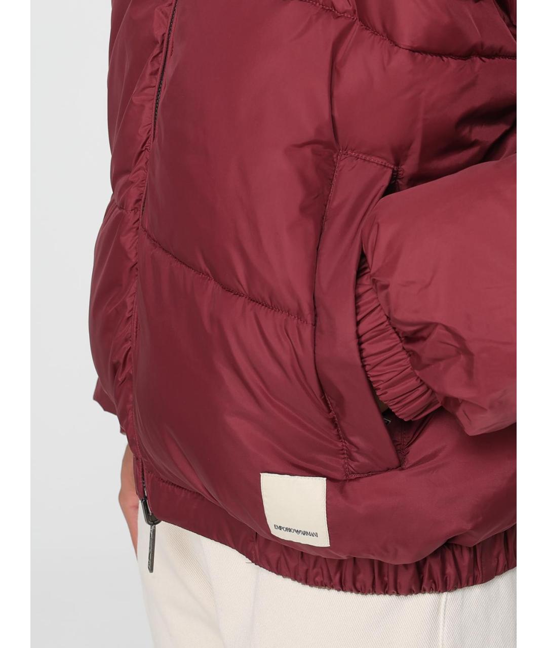 EMPORIO ARMANI Бежевый полиэстеровый пуховик, фото 4