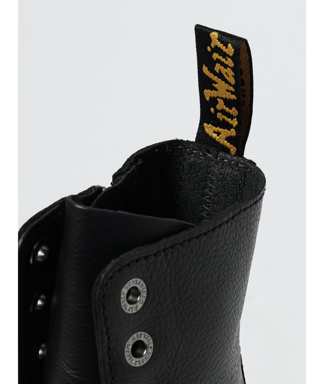 DR. MARTENS Черные кожаные ботинки, фото 4