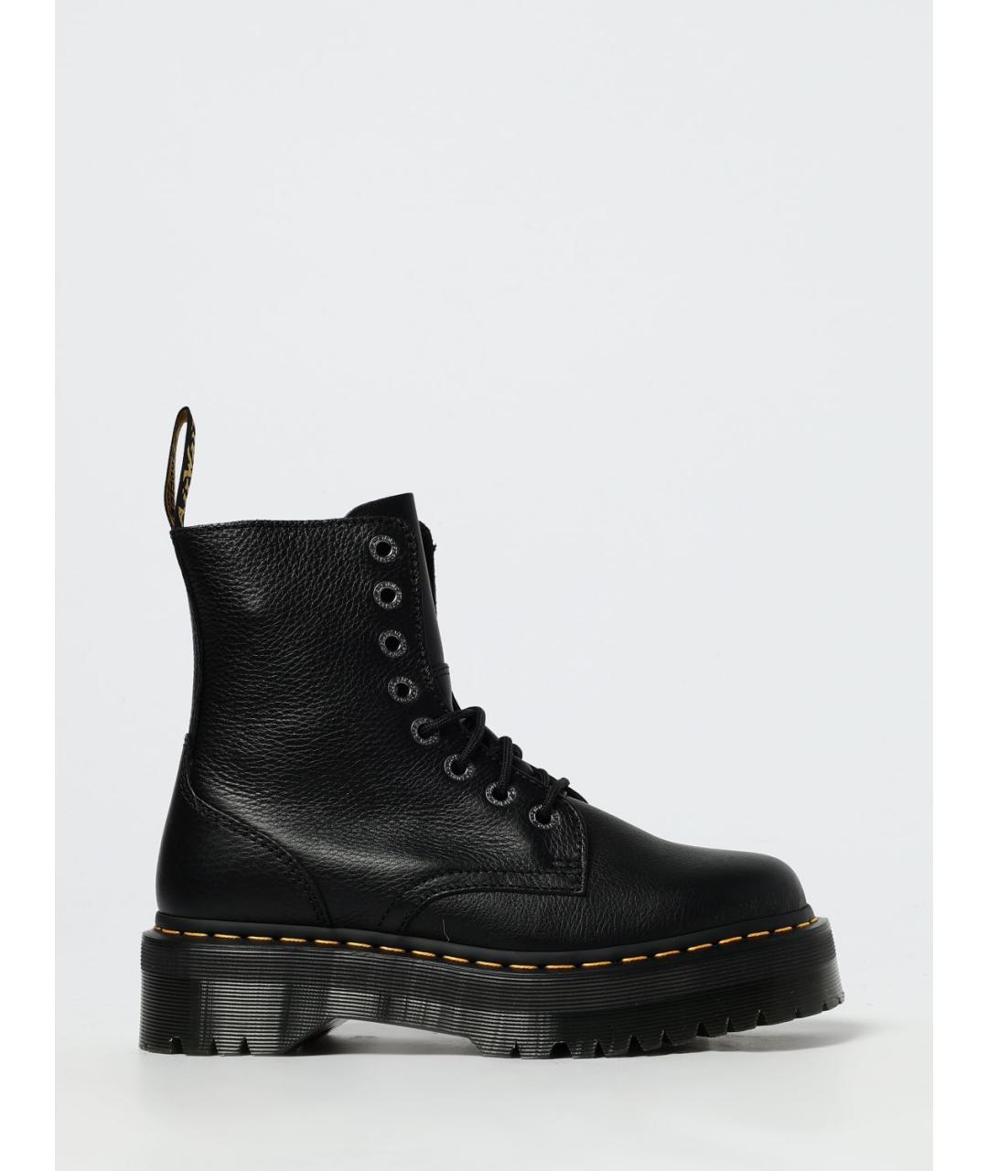 DR. MARTENS Черные кожаные ботинки, фото 5