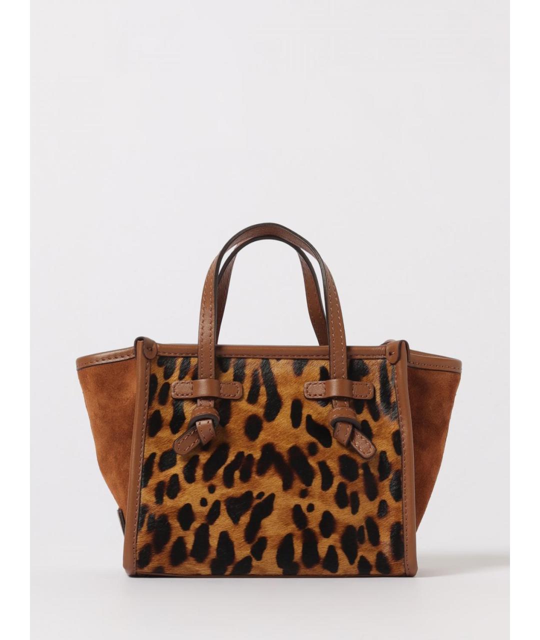 Gianni Chiarini Коричневая кожаная сумка через плечо, фото 4