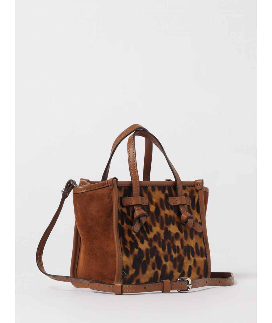 Gianni Chiarini Коричневая кожаная сумка через плечо, фото 2