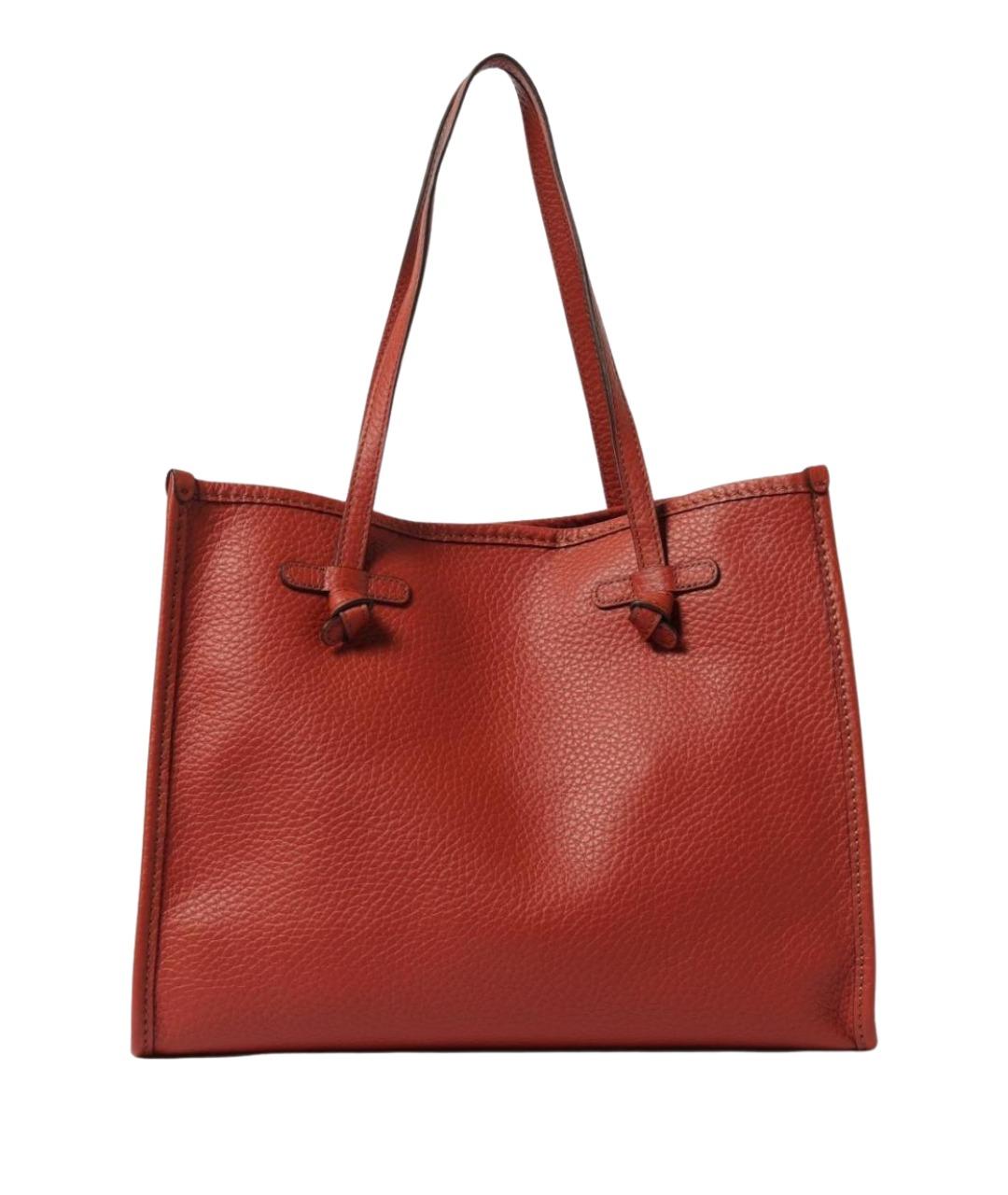 Gianni Chiarini Красная кожаная сумка тоут, фото 1